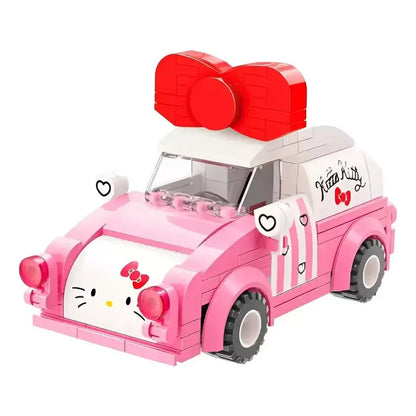 Set Bloques De Construcción Keeppley Hello Kitty Y Amigos 170 Hello Kitty Mini Car 7503