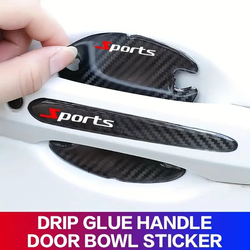 Set 8pcs Protector De Manilla + Topes De Puerta Y Retrovisor