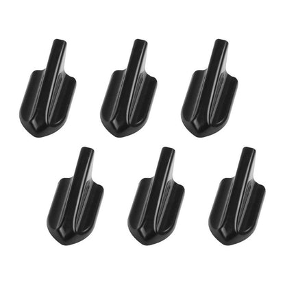 X10 Mini Aletas De Tiburón Difusor Techo Capot Auto Tunning Negro Y196h