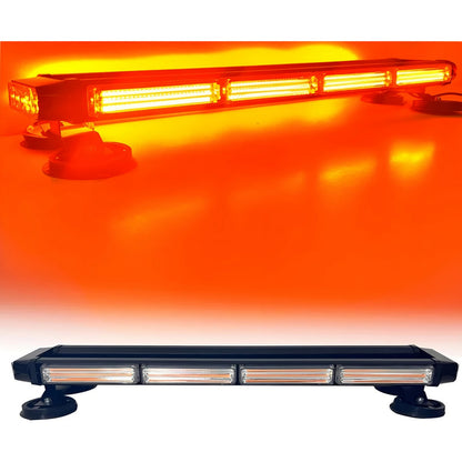 Baliza Led Techo Destellante Ámbar Estrobo Auto 12v Imán 65c