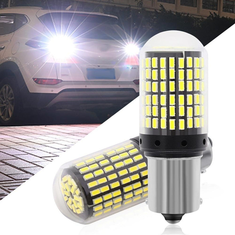 X2 Ampolleta Destellante Blanca Luz Led Estrobo Canbus /ryc