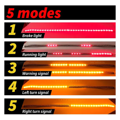 Tercera Luz De Freno D Camioneta + Secuencial Tira Led 1.8mt