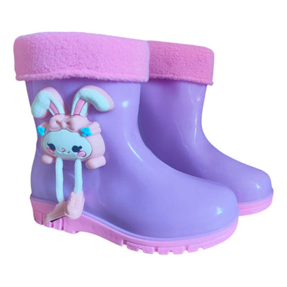 Bota De Agua Niño Niña Impermeable Lluvia Nieve 7584