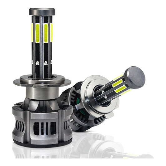 X2 Ampolleta Turbo Led 8 Caras 18000lm H7 Super Potente