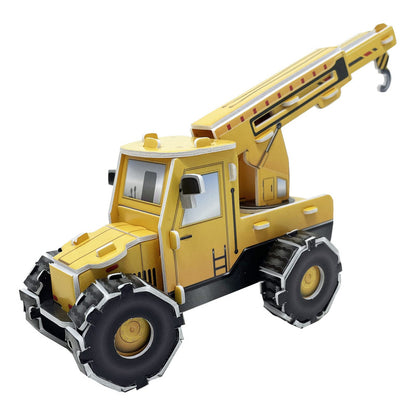 Puzzle 3d - Máquinas De Construcción Mini Rompecabeza 3d
