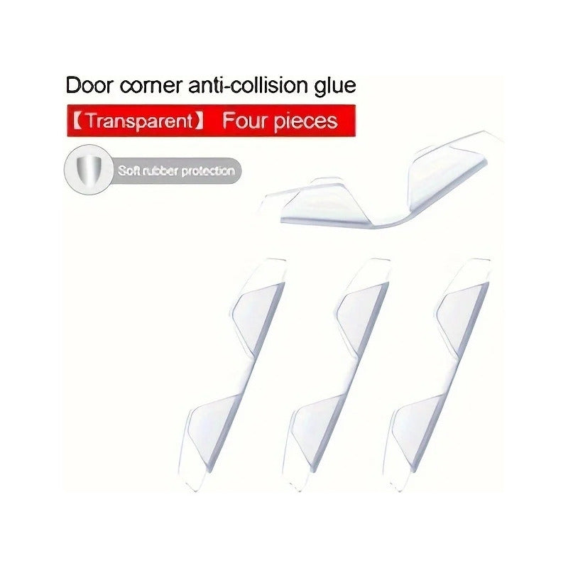 X4 Tope Protector Esquina Puerta Auto Esquinero Anticolision