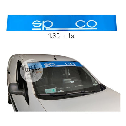 Vinilo Franja Sticker Parabrisas Spar Auto Universal /r&c