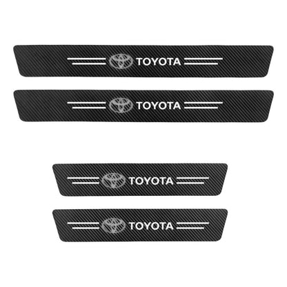 X4 Pisadera Adhesiva Sticker Cubre Zocalo Puertas Protección Fibra Toy