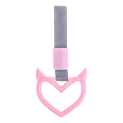 Colgante Anillo Tsurikawa Corazón Manija Correa De Mano /r&c