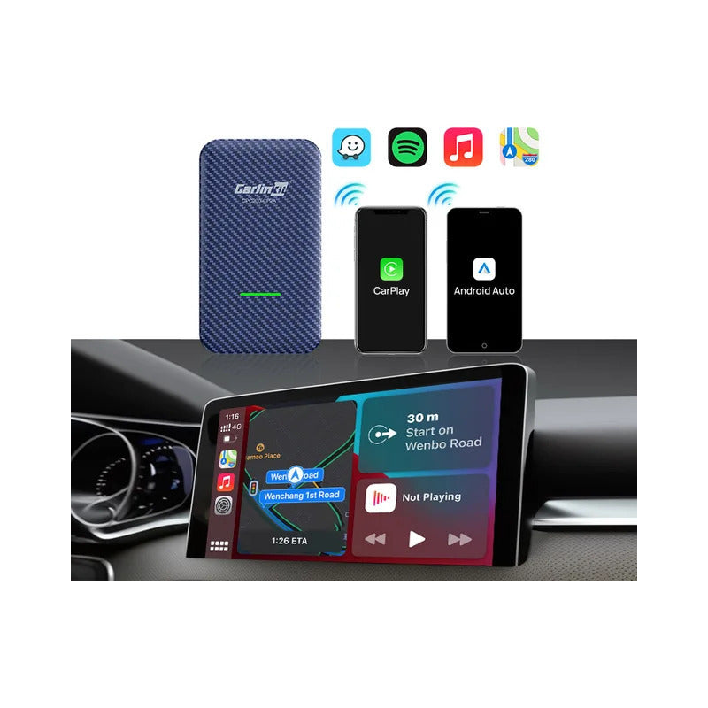 Carlinkit Adaptador Inalámbrico Android Carplay Sin Cables