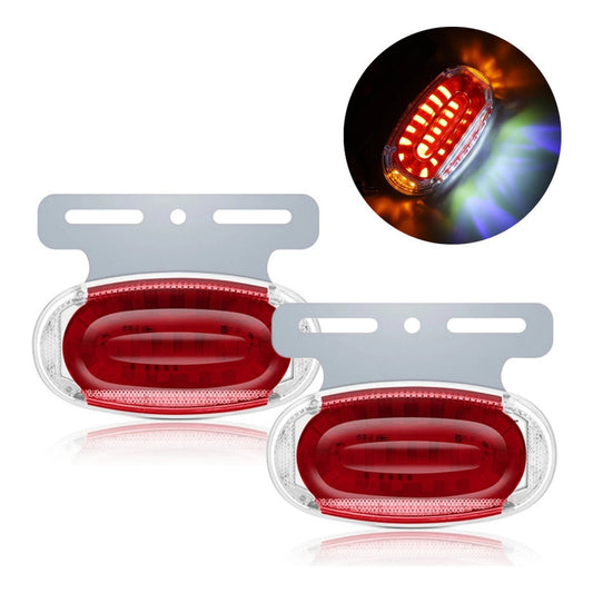 X2 Luz Led Lateral Luz De Trocha Posición Trasera 24v /ryc