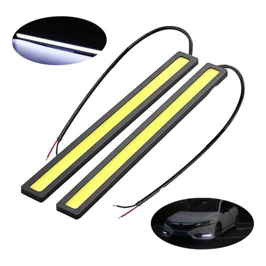 Tira Barra Luz Led Alto Brillo Neblineros Adhesivo Auto X2