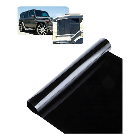 Papel Polarizado Negro 5% Auto Casa Rollo 3mt X 75cm /r&c