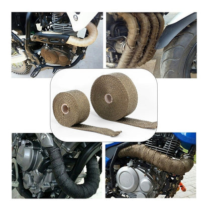 Cinta Térmica Aislante Escape 10 Metros 2000°f Auto Moto/r&c
