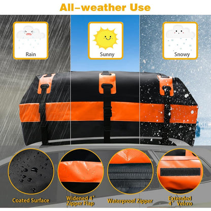Bolso Porta Equipaje 425lts + Afombrilla Impermeable Candado