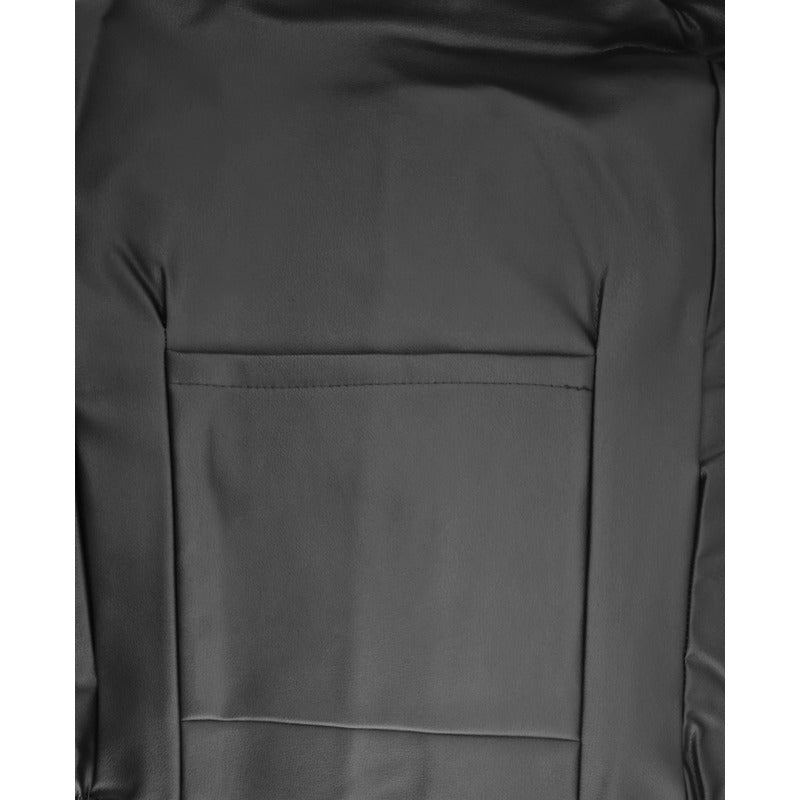 Set Fundas Cubreasiento 100% Eco Cuero Acolchado Cn Bolsillo