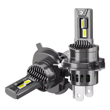 X2 Ampolleta Turbo Led 12v 6000lm Auto H4 Sin Cables
