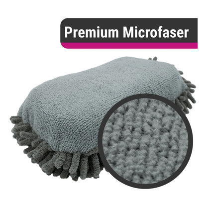 Esponja De Microfibra Lavado Auto Chenille Limpieza De Polvo