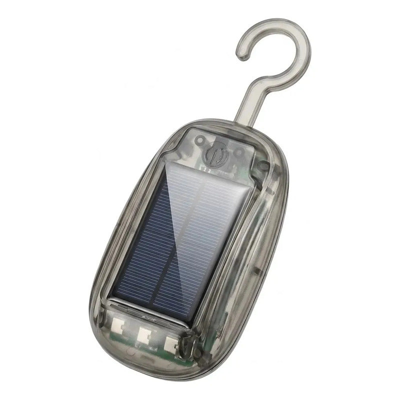 Luz Led Solar Usb Estroboscópica Multicolor Control Baliza