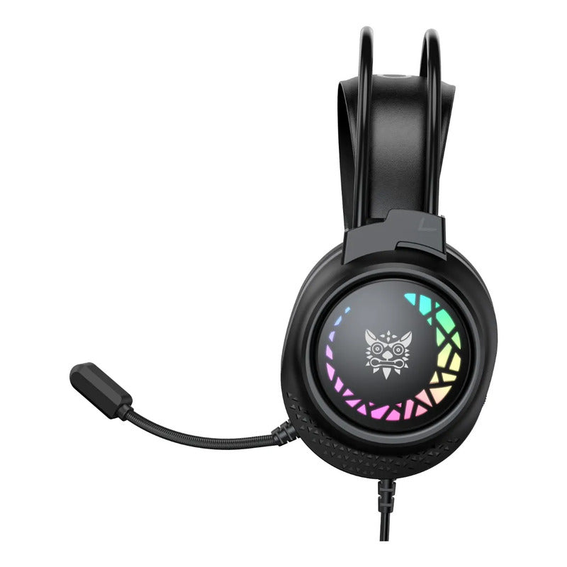 Audifono Gamer Onikuma X92 Conector 3,5mm Con Luz Sonido 3d Negro X92