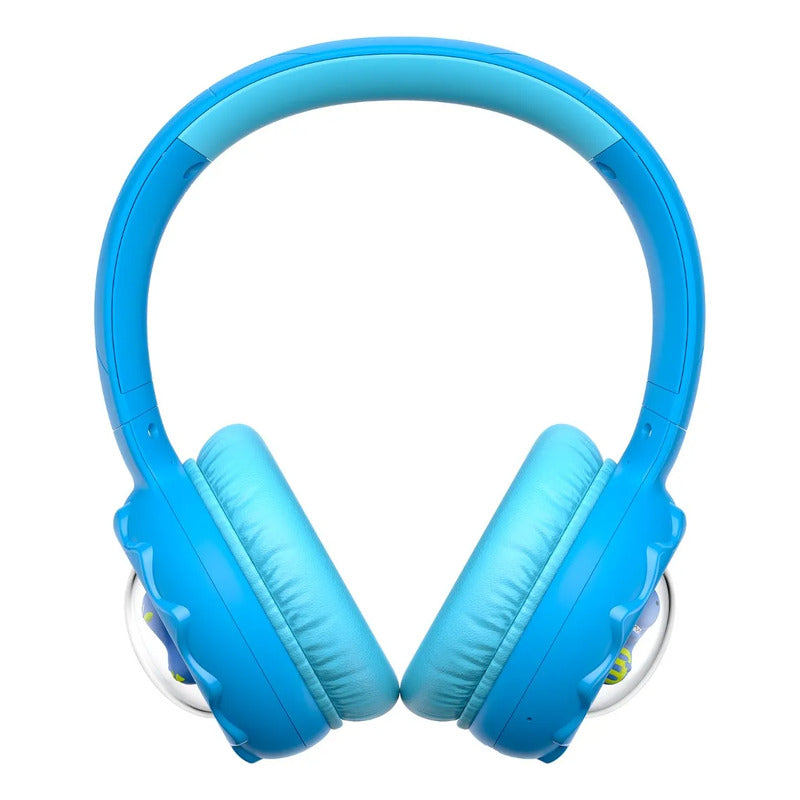 Audifono Bluetooth Onikuma B30 Niñ@s Bajo Nivel Ruido Cn Luz Azul Dino B30