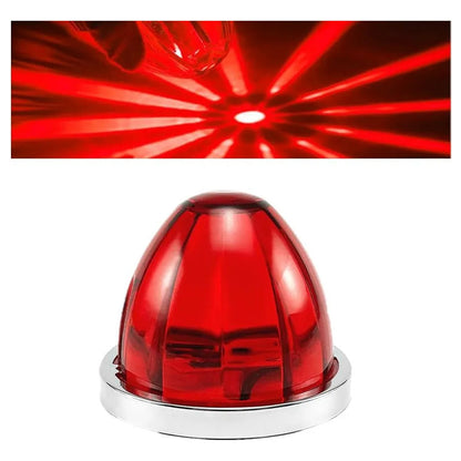Foco Luz Led Watermelon Estrella Destella Americano 12/24v Cables Negro/rojo/amarillo Rojo 25375 Rojo