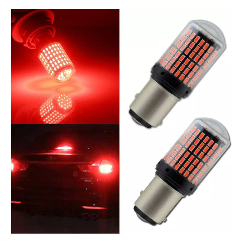 X2 Ampolleta 144 Led Luz Freno Canbus 2 Contactos 1157 /ryc