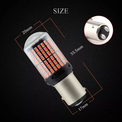 X2 Ampolleta 144 Led Luz Freno Canbus 2 Contactos 1157 /ryc