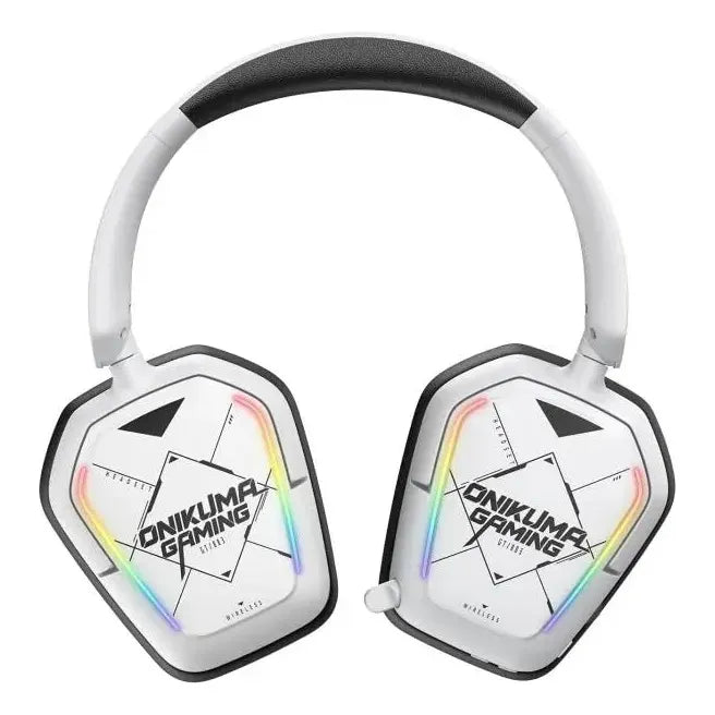 Audífonos Gamer Onikuma Gt883-b Inalámbricos Con Bluetooth Y Micrófono Flexible, Blanco
