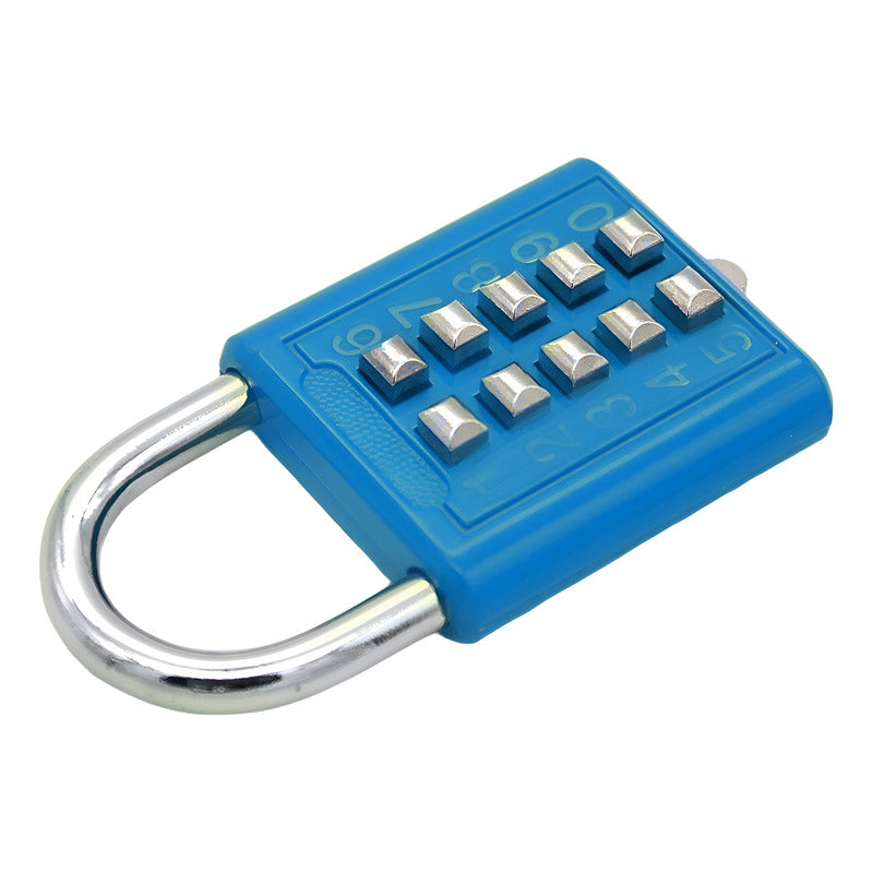 Candado Kmt Tools 40mm 5 Dígitos Color Celeste Con Combinación Numérica