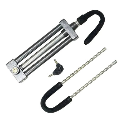 Traba Volante Y Pedal Antirrobo + Llave Seguridad Auto /r&c Oscuro 13283