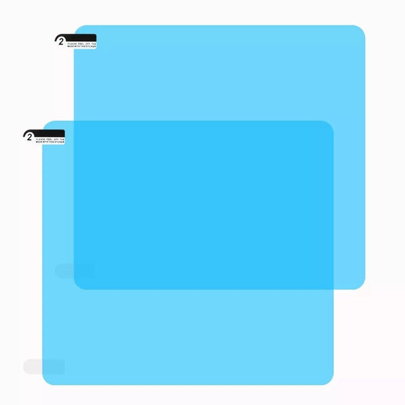 X2 Lámina Ventana Espejo Retrovisor Antilluvia Antiempañante Transparente Kmt 2008850