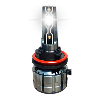 Kit X2 Ampolleta Turbo Led 8v-48v 28000l 280w Conector H11