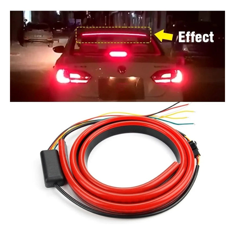 Tercera Luz Freno Flexible 1.02 Mts Varias Funciones.