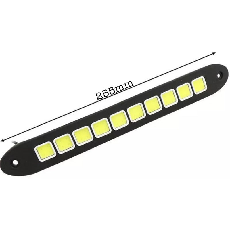 X2 Tira Led Cob Alto Brillo Neblineros Adhesivo Diseño 11855