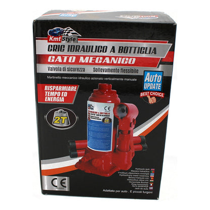 Gata Hidráulica Tipo Botella 2 Toneladas Auto Kmt Style /ryc