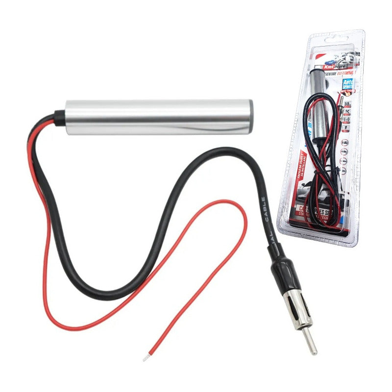 Amplificador De Antena Señal Fm/am Radio Auto Universal 12v