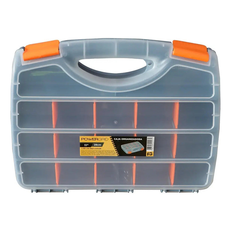 Caja Organizadora 11'' 28cm Power Grid 15 Compartimiento R&c