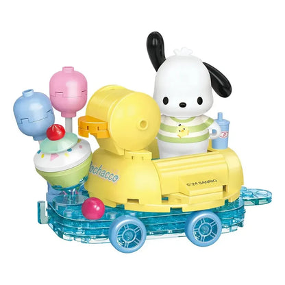 Set Bloques De Construcción Keeppley Hello Kitty Y Amigos 120 Pochacco Party By The Pool 8094