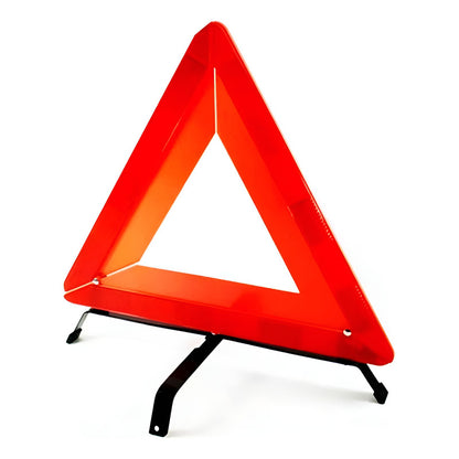 Triangulo De Emergencia Reflectante Plegable Base Metálica