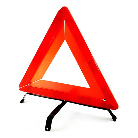 Triangulo De Emergencia Reflectante Plegable Base Metálica