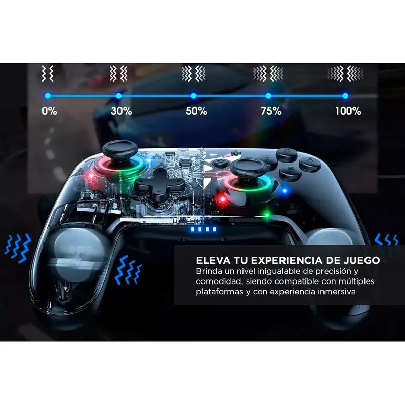 Controlador De Juegos Onikuma C6 Multi Compatibilidad Color Negro
