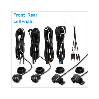 Kit Cámaras 360° De Estacionamiento Aiwa Para Radio Android