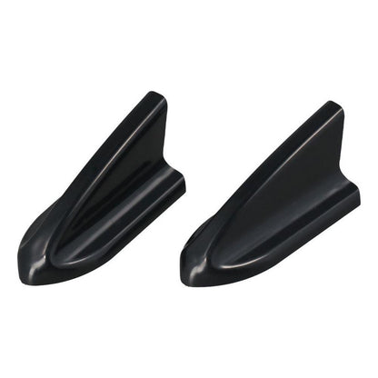 X10 Mini Aletas De Tiburón Difusor Techo Capot Auto Tunning Negro Y196h