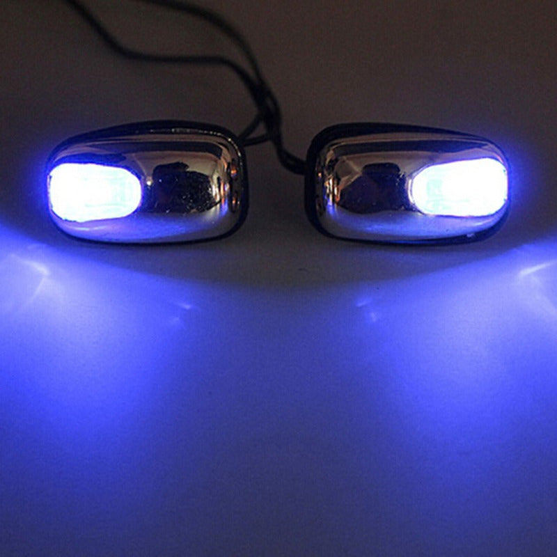 X2 Sapitos Limpiaparabrisa Con Luz Rgb Auto Tuning Universal