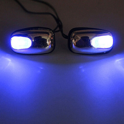 X2 Sapitos Limpiaparabrisa Con Luz Rgb Auto Tuning Universal