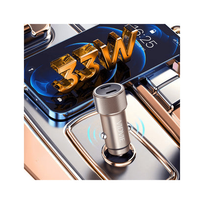 Cargador Auto Adaptador Carga Rápida 33w Dos Tipoc 12-24v