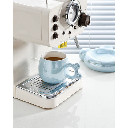 Taza Efecto Espejo Con Mango Orejitas De Oso Mug Tazón/ryc