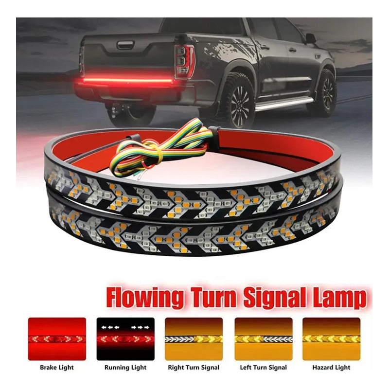 Tercera Luz De Freno D Camioneta + Secuencial Tira Led 1.8mt