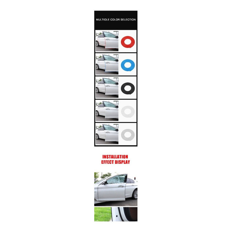 Moldura De Auto Sello Presión Protectora Puertas Capot 10mt Gris 10mt